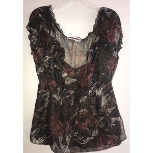 Awesome wear floral top sz small